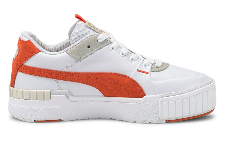 (WMNS) PUMA Cali Sport Mix Sneakers White/Red 371202-13