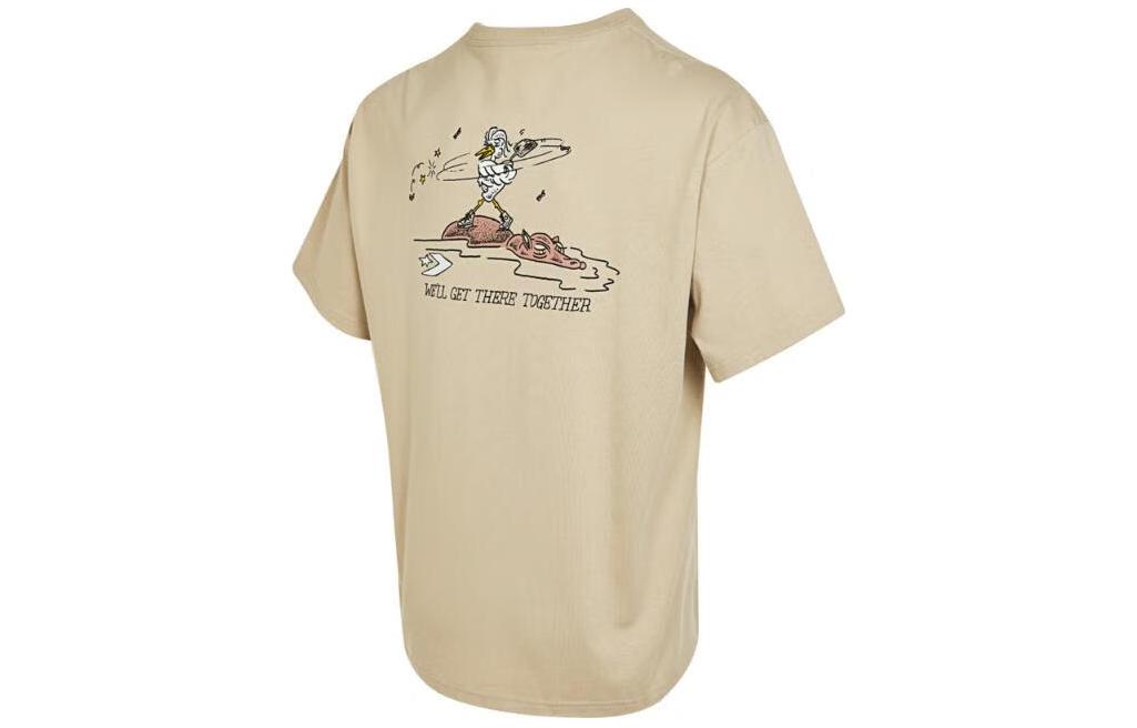 Converse Swamp Pals T-shirt Asia Sizing 'Beach Stone' 10025440-A03