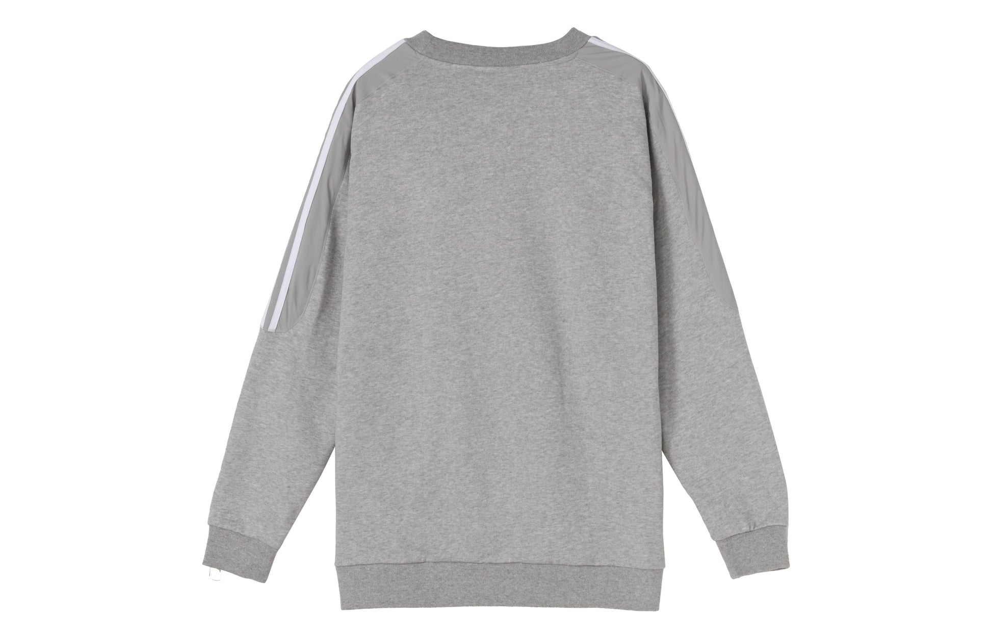 adidas originals Radkin Crewneck Small Logo Embroidered Round Neck Pullover Gray DU8142