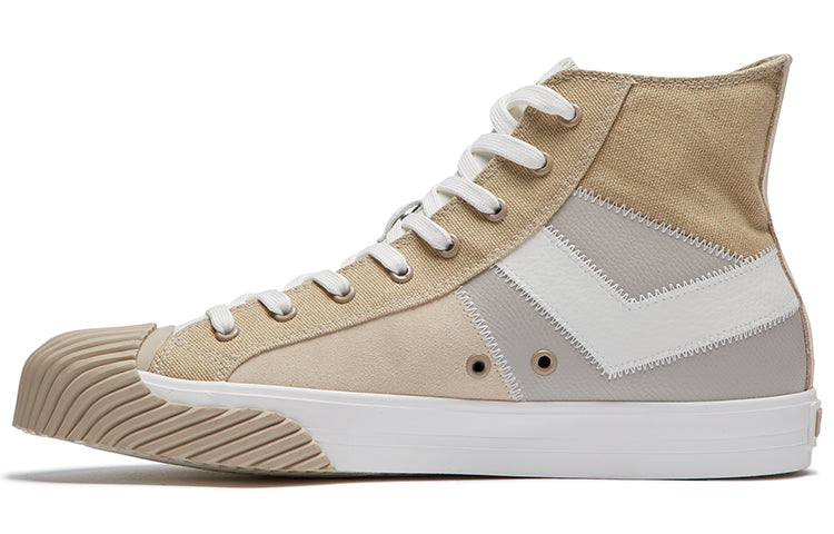 (WMNS) PONY Casual Canvas Shoes Beige/Grey 01W1SH06LG