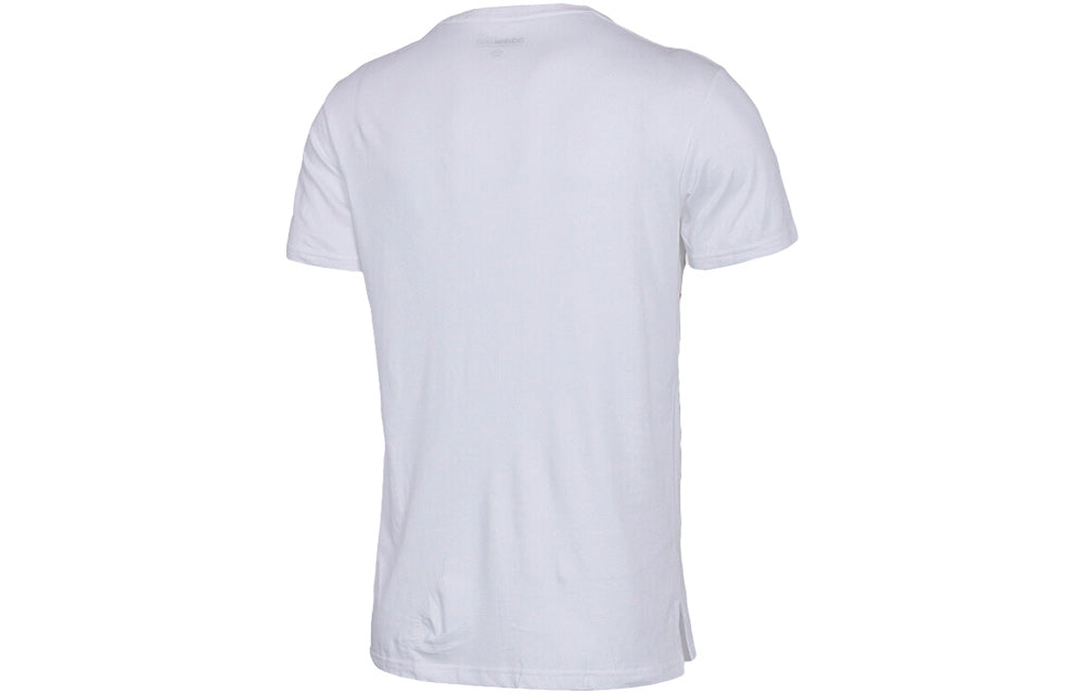 adidas neo M Fav Tshirt Round Neck Running Training Sports Breathable Short Sleeve White CV6943