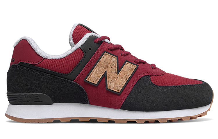 New Balance 574 Kid's Shoes Red/Black GC574KWS