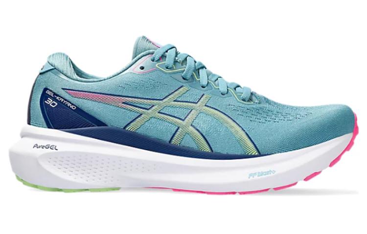 (WMNS) ASICS Gel-Kayano 30 Wide 'Gris Blue Lime Green' 1012B503-402