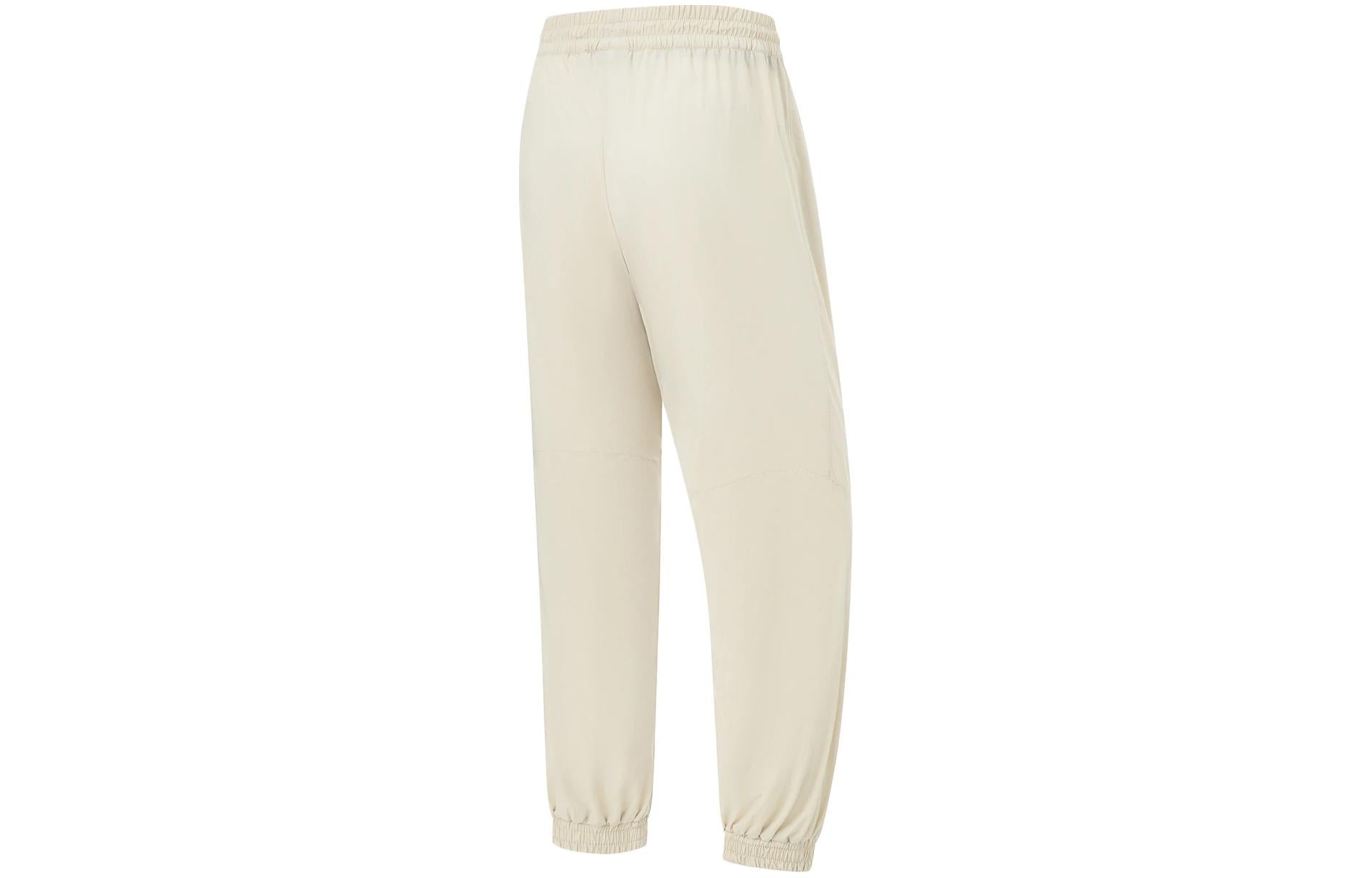 (WMNS) Li-Ning Training Quick-Drying Jogger Pants 'Beige' AYKT500-1
