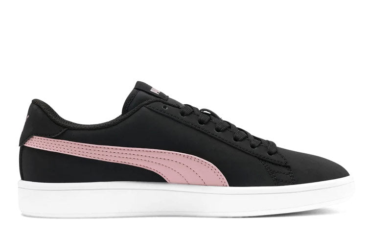 (WMNS) PUMA Smash Casual Board Shoes Buck Black/Pink 382612-06