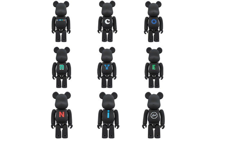 Fragment Design x The Conveni x BE@RBRICK 12 Flash ) 100% 'Black Gold' CONVENI12