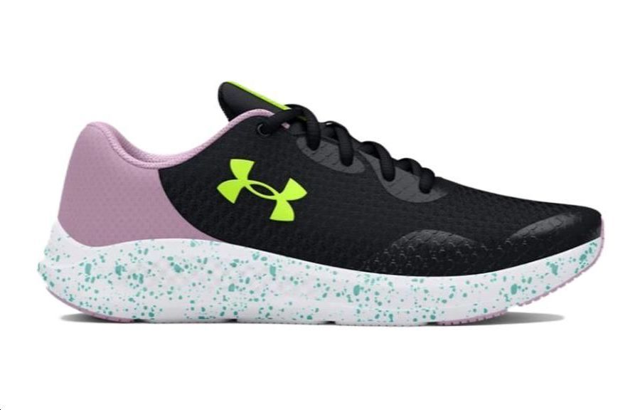 (GS) Under Armour Charged Pursuit 3 'Black Purple Ace' 3025011-002