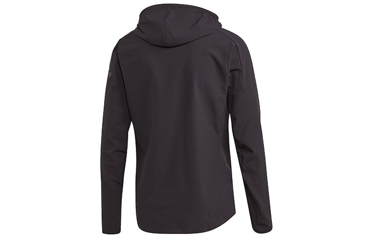 adidas Z.N.E. Jacket M Running Sports Hooded Jacket Black FJ6582