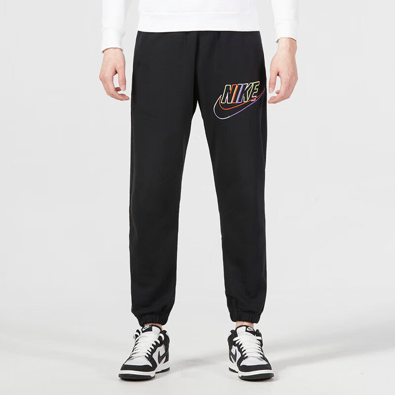 Nike Rainbow Logo Pants 'Black' DX0800-010