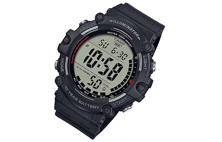 CASIO Quartz Waterproof Sports Shockproof Mens Black Digital AE-1500WH-1A