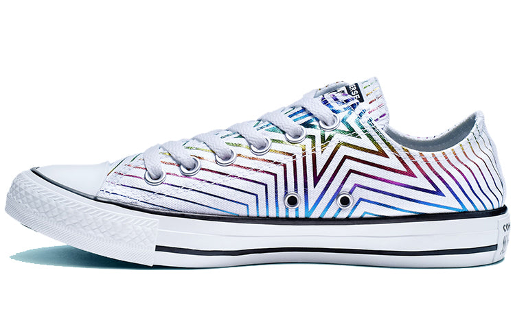 (WMNS) Converse Chuck Taylor All Star Exploding Star Low Top 'White Rainbow' 565440F