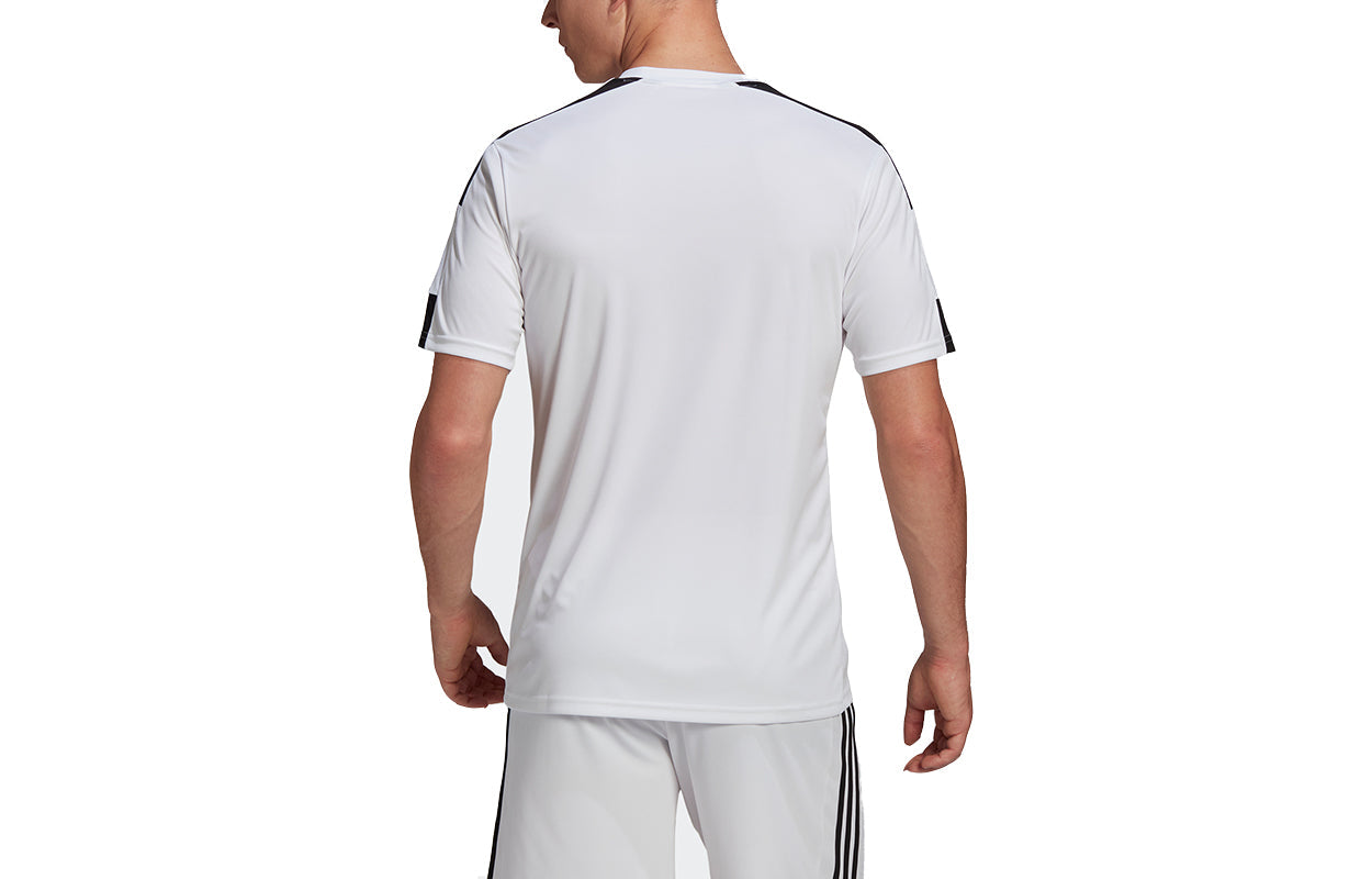 adidas Squad 21 Jsy Ss Soccer/Football Casual Sports Short Sleeve Jersey White GN5723