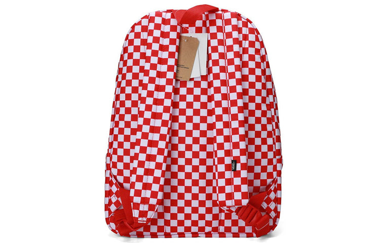 Vans Old Skool Checkerboard Backpack 'Red White' VN0A3I6RRND