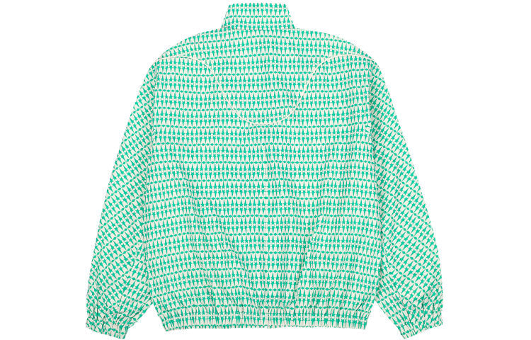ASICS x 8ON8 Crossover logo Casual Sports Full Print Stand Collar Jacket Couple Style Green 2203A124-300