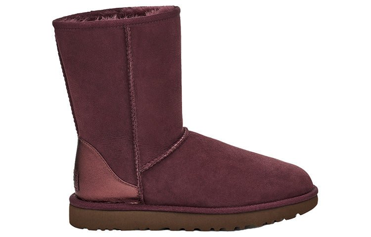 (WMNS) UGG Classic Short II Metallic Purple 1112530-WGRP