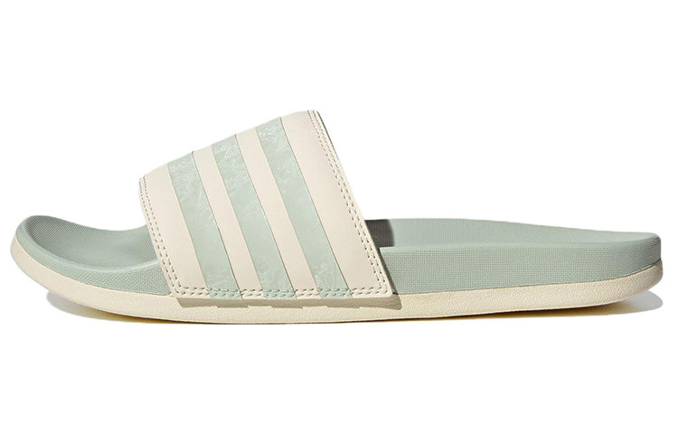 (WMNS) adidas Adilette Comfort Slide 'White Linen Green' H03620