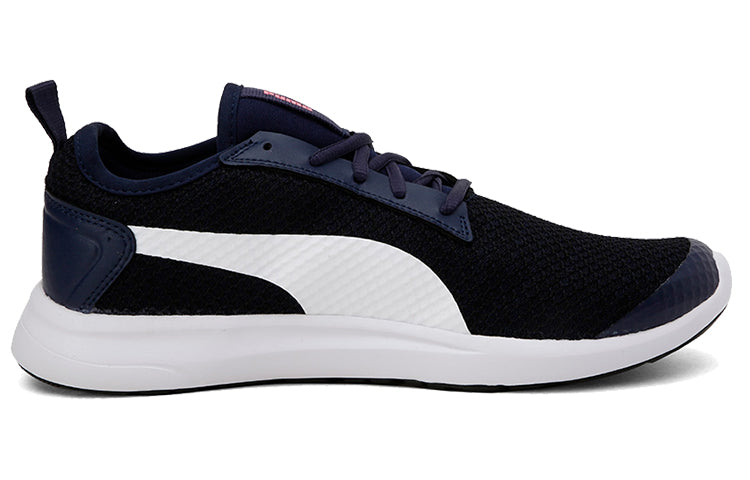 (WMNS) PUMA George Idp Low-cut Black/White/Blue 371219-03