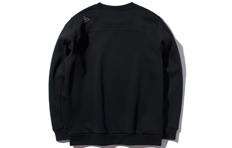 Li-Ning Sports Fashion Series Fleece Lined Stay Warm Pullover Black AWDP619-4