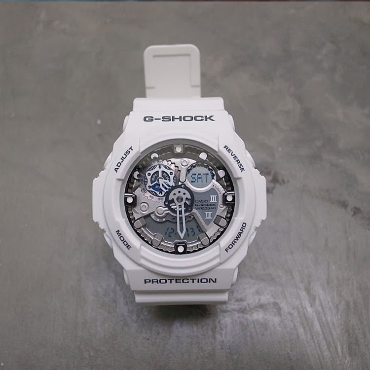 CASIO G-Shock Analog-Digital 'White' GA-300-7A