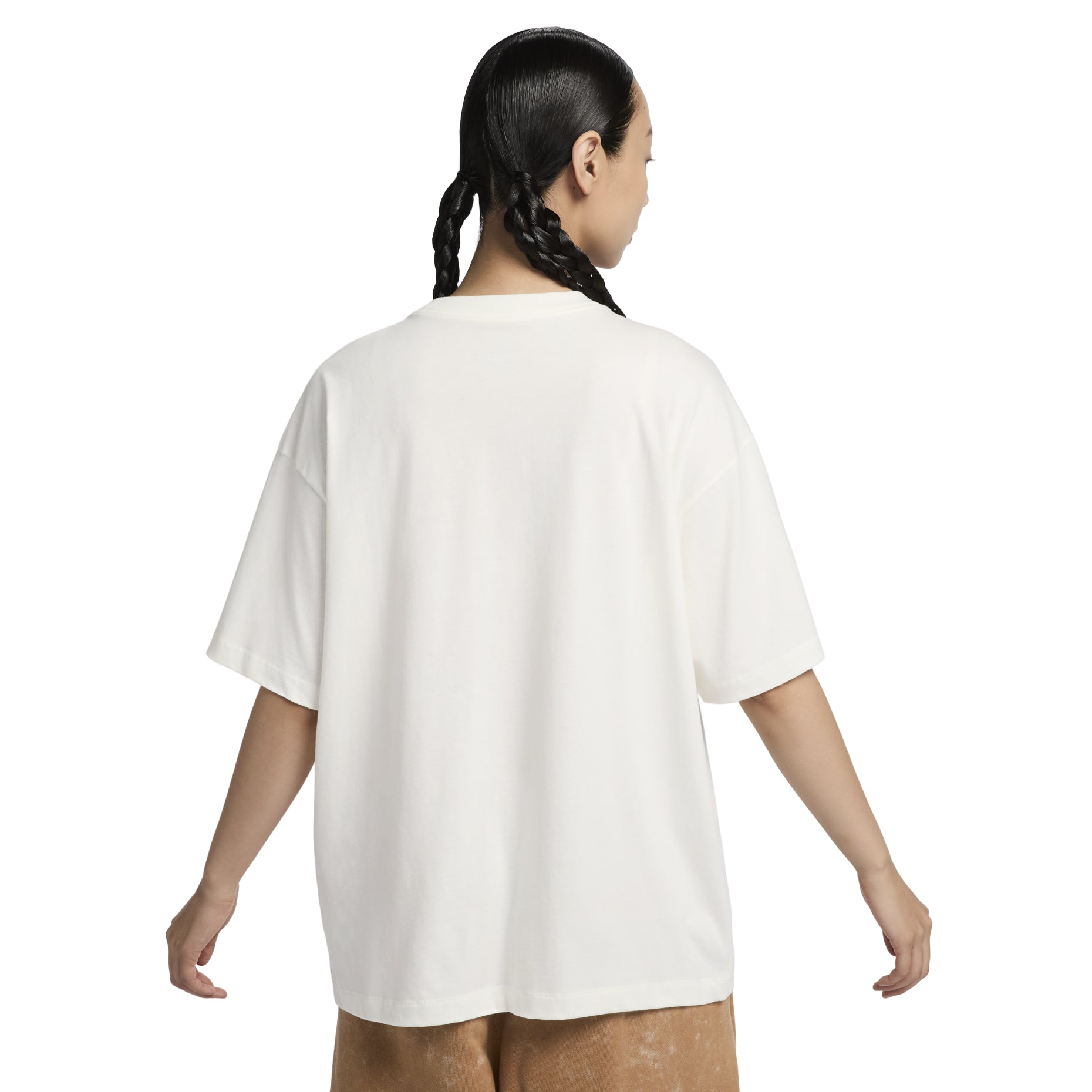 (WMNS) Nike Sportswear Oversize T-Shirts 'White Silver' FZ1154-133