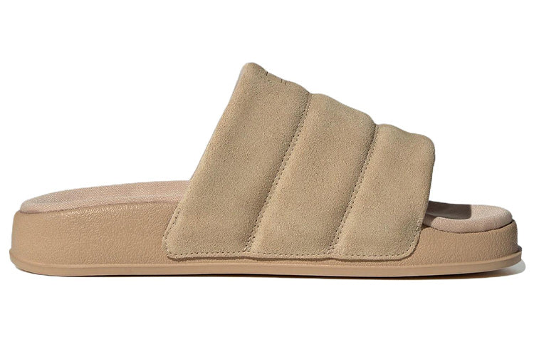 (WMNS) adidas Adilette Essential Slides 'tan' IE9650