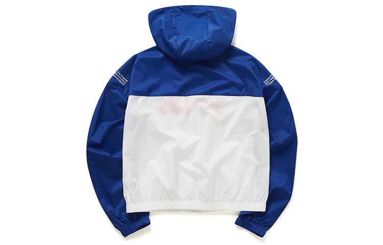(WMNS) FILA FUSION hooded Loose Woven Tops Blue T11W022502F-BU