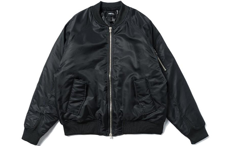 Fear of God Essentials FW19 Cotton padded Jacket Black Logo FOG-FW19-33