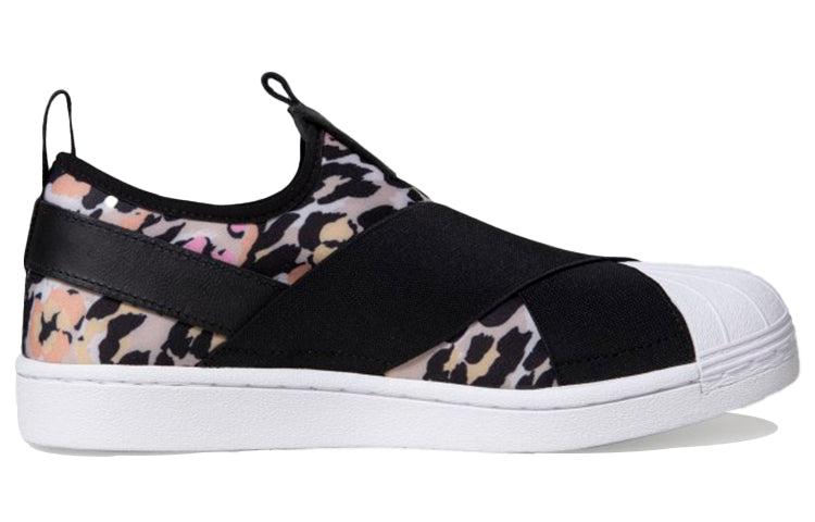 (WMNS) adidas originals Superstar Slip-On Shoes Black EY1120