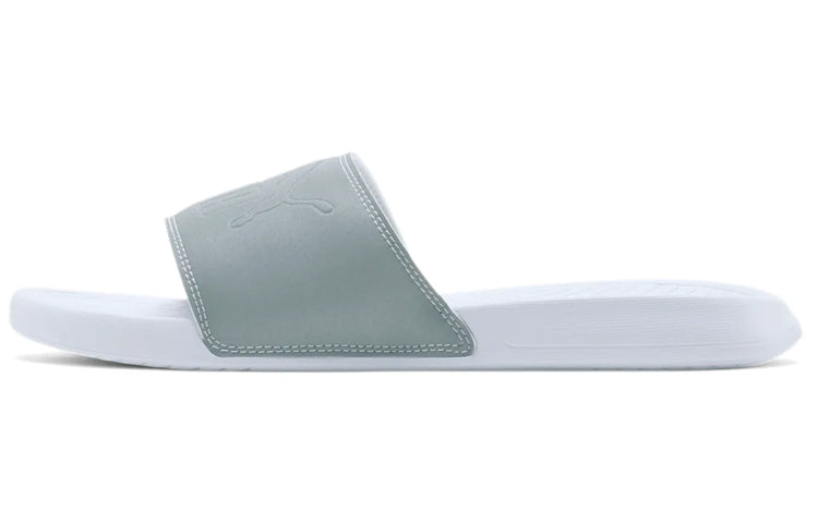 PUMA Popcat Reflective Slides 'Silver White' 369422-01