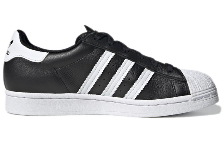 (WMNS) adidas Originals Superstar 'Carbon Black White Gold' H03905
