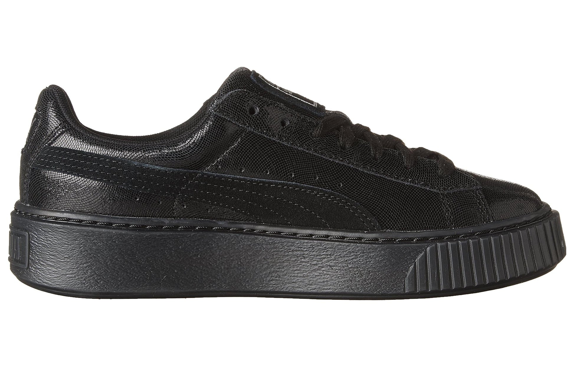 (WMNS) PUMA Basket Platform NS 'Black' 364587-01