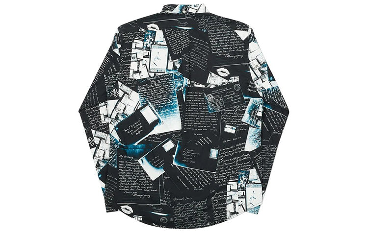 PALACE Love Letter Pattern Shirt Unisex Black P19SHT033