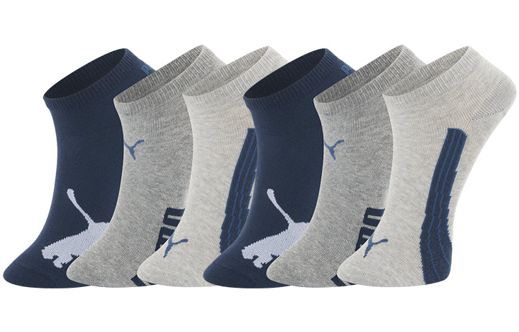 PUMA Sneaker Socks 3 pack 'Black Grey' 100000617-003