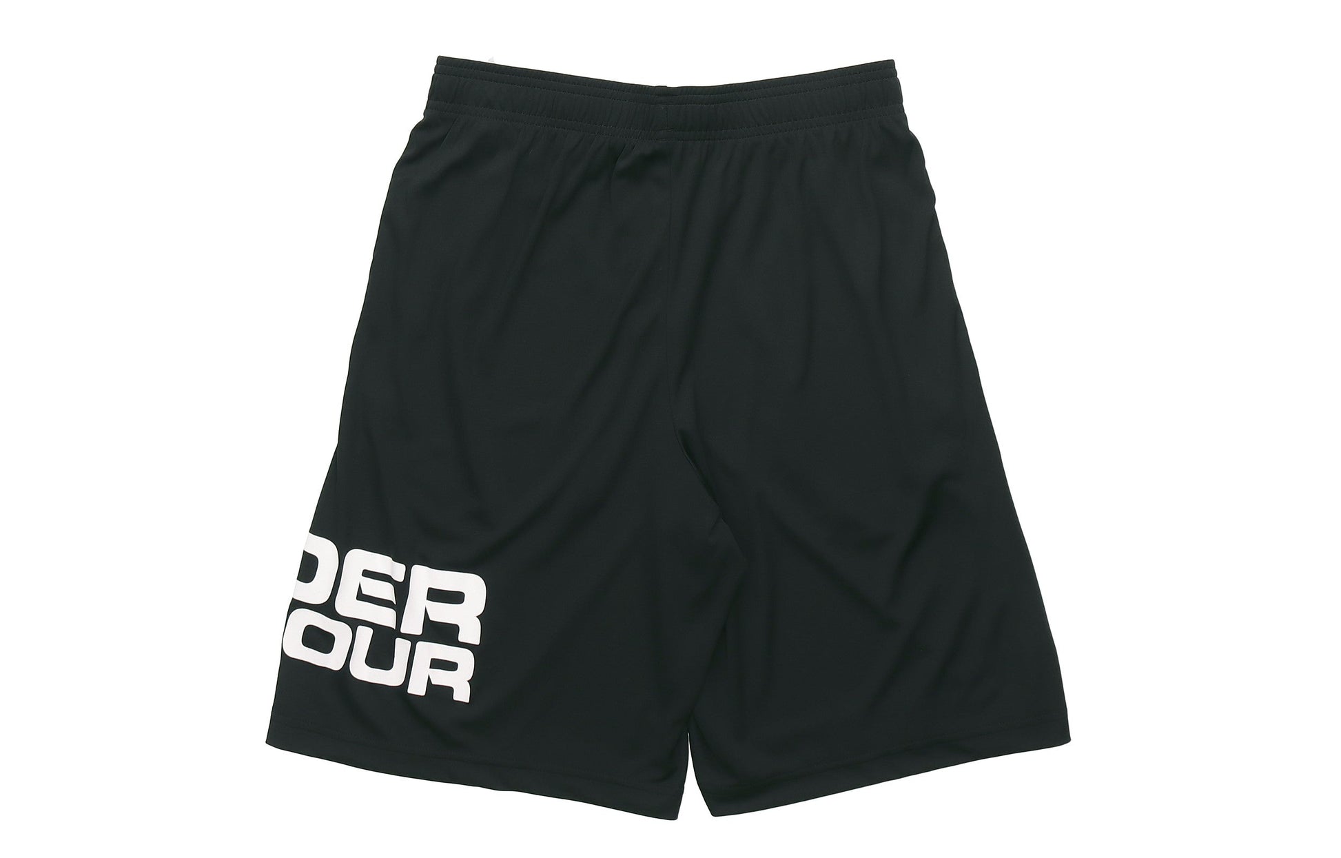 Under Armour Tech Wordmark Sports Shorts 'Black White' 1351653-001