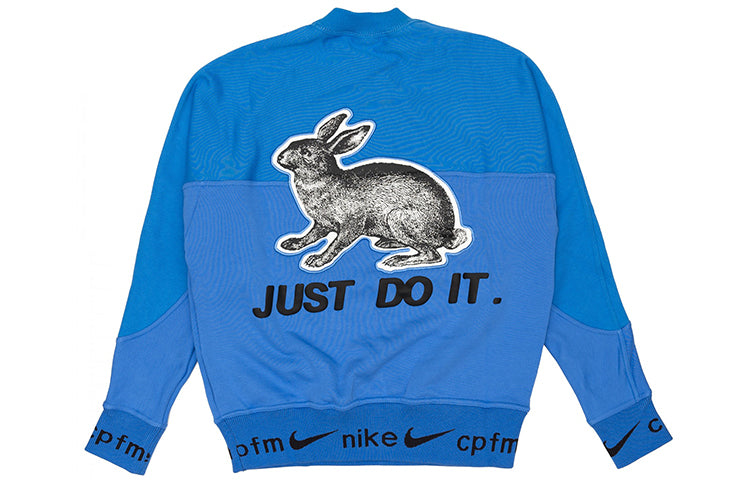 Nike x Cactus Plant Flea Market Fleece Crewneck 'Blue' CI5370-435
