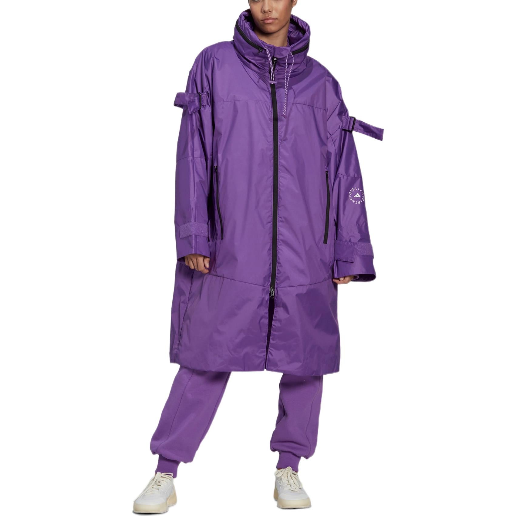 (WMNS) adidas by Stella McCartney Long Parka Asia Sizing 'Purple' HG6888