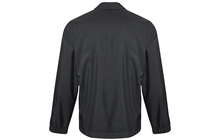 Nike Sportswear Coaches Embroidered Zipper Pocket Long Sleeves Jacket Black DA8735-010