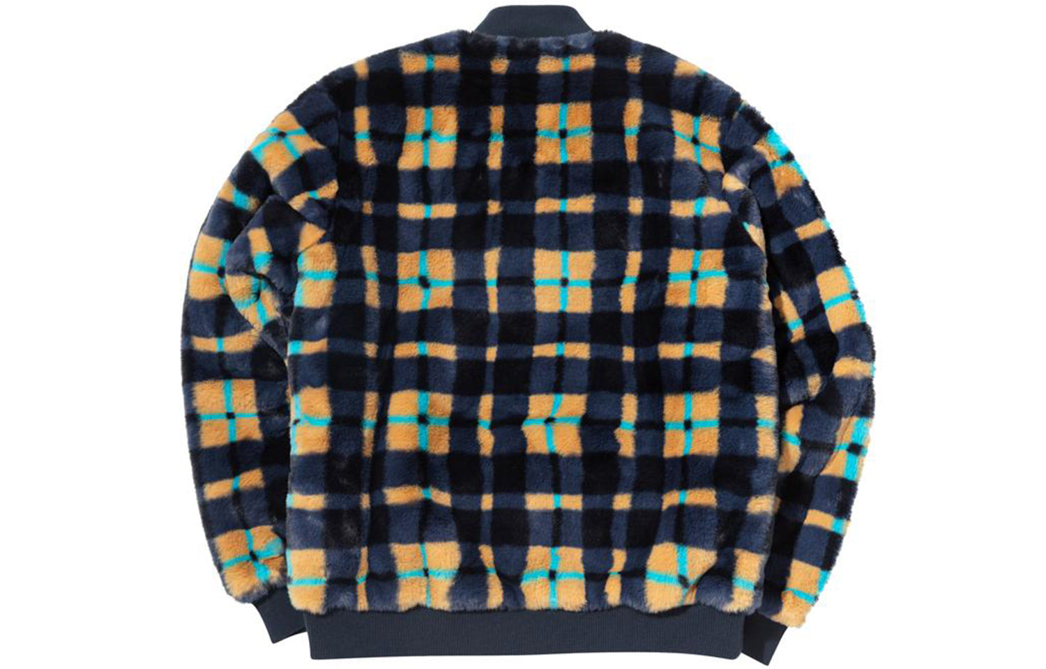 Nike SB Dunk High x Concepts Crossover Skateboard Sports Plush Plaid Jacket Asia Edition Colorblock Yellow CK7290-475