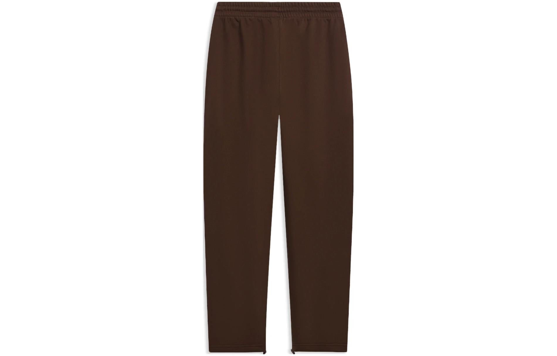 Li-Ning BadFive Graphic Straight Sweatpants 'Brown' AKLT081-4