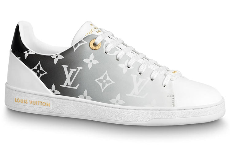 (WMNS) LOUIS VUITTON Frontrow Calfskin Sneakers Black 1A87CN