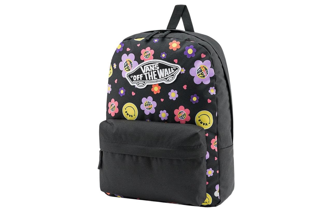 (WMNS) Vans Realm Backpack 'Black Yellow Red Purple' VN0A3UI6BDB