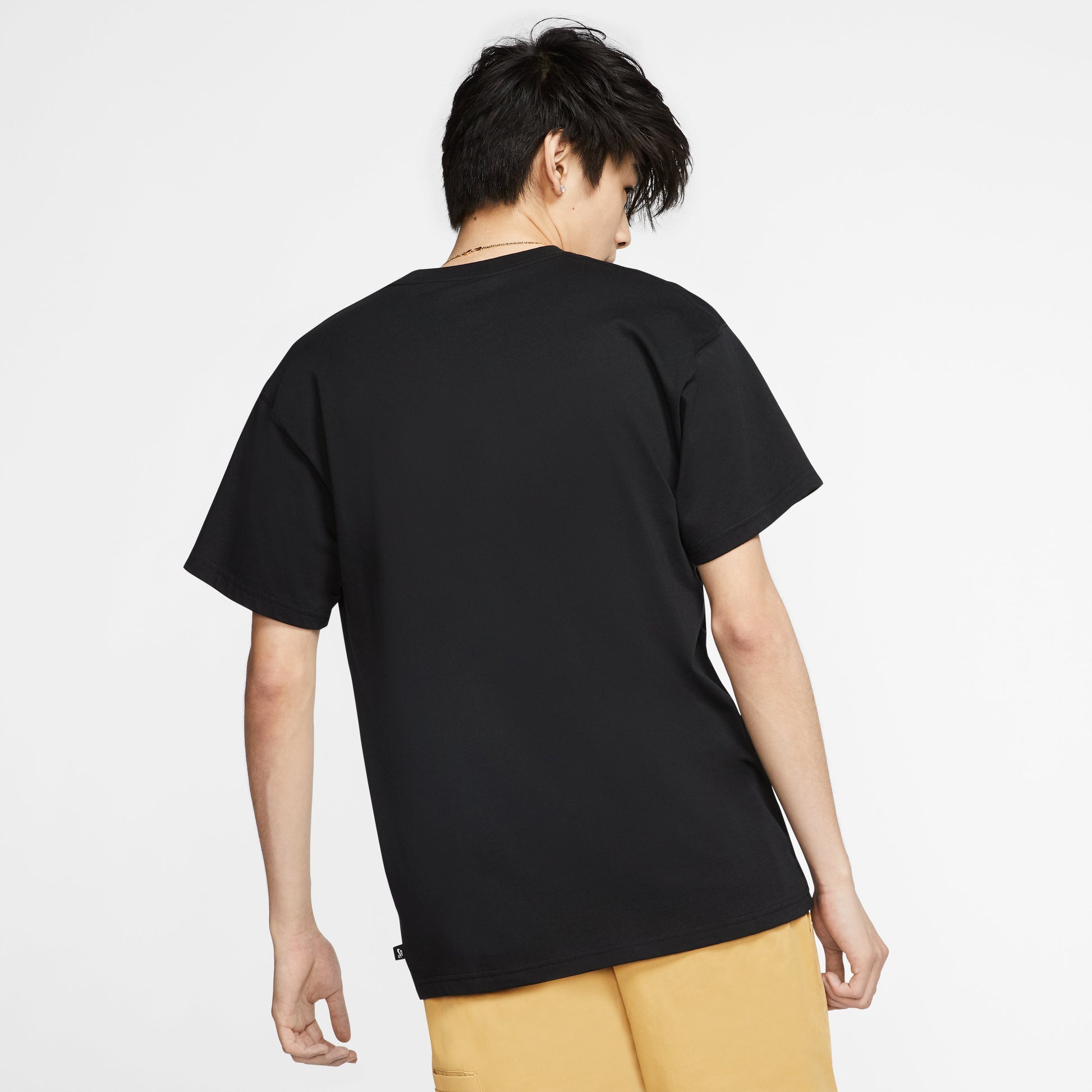 Nike SB Skateboard Big Logo Skateboard Short Sleeve Black CV7540-010