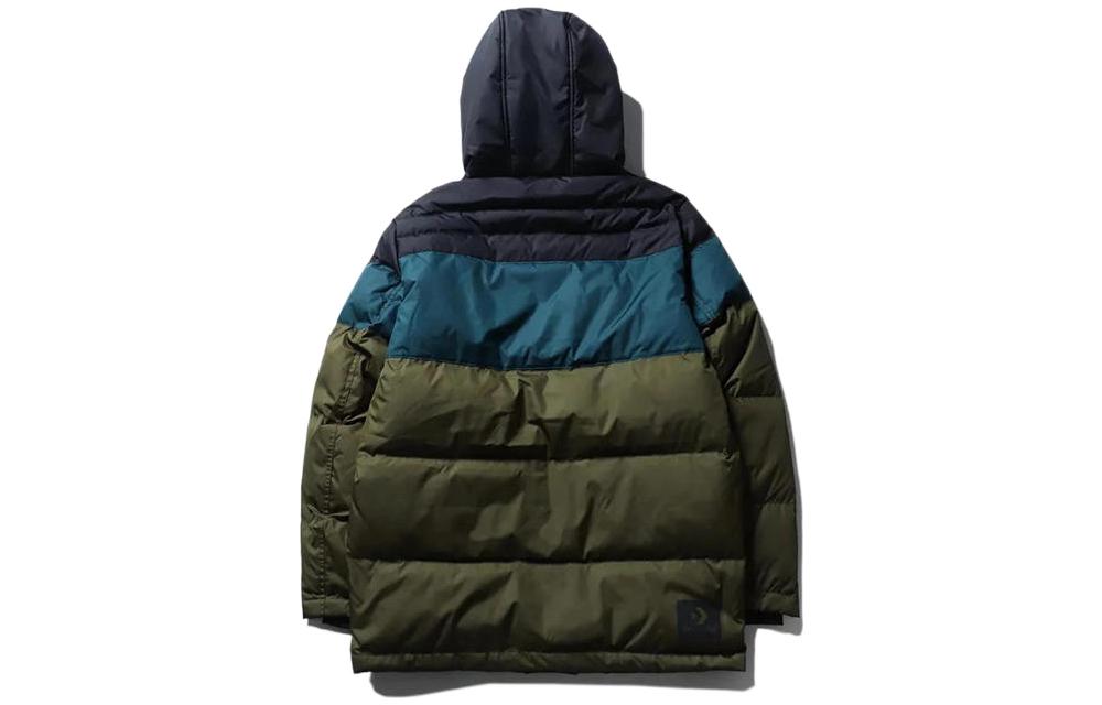 Converse Down Puffer Jacket Asia Sizing 'Olive Green' 10019321-A01