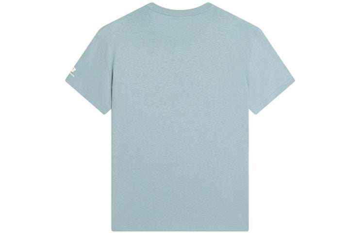 New Balance Logo Print Tee Asia Sizing 'Sky Blue Green' AMT22365-HAS