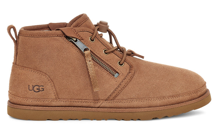 UGG Neumel Adaptive Zipper Fleece Lined Brown 1118710-CHE