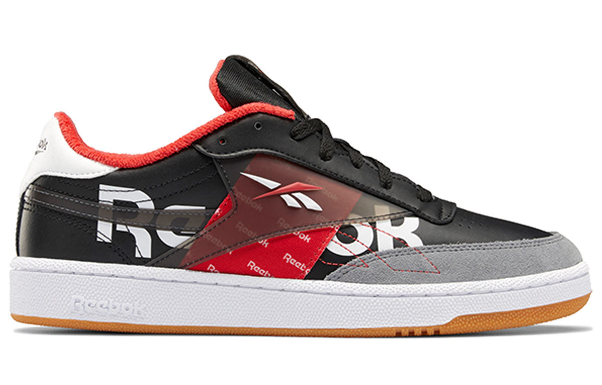 Reebok Club C 85 Red/Black Skate Shoes EH0139