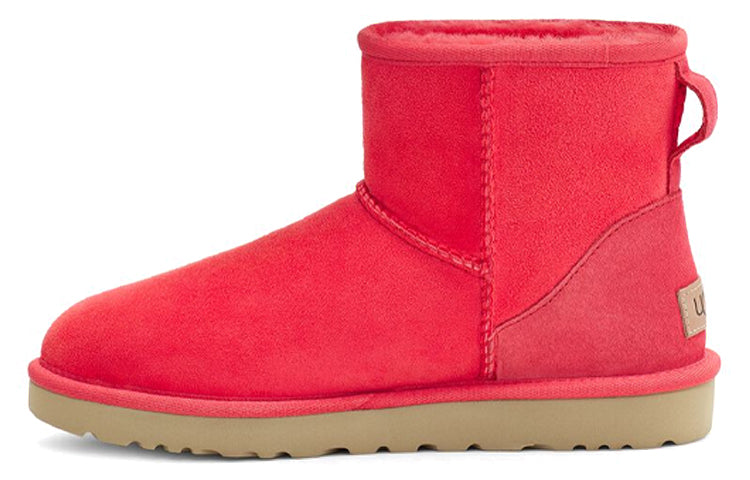 (WMNS) UGG Classic Mini II 'Red' 1016222-HSPK