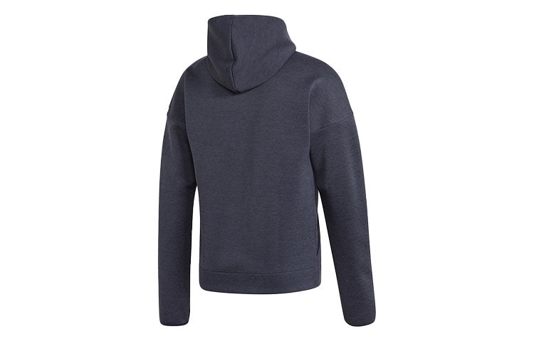 adidas Athleisure Casual Sports Cozy Training Zipper Hooded Jacket Blue GT2506
