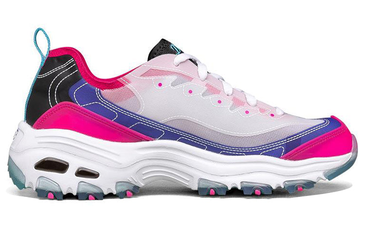 (WMNS) Skechers D'Lites 1.0 Low Top Running Shoes Red 149235-BLHP
