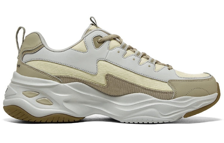 Skechers D'Lites 4.0 Shoes 'White Yellow Olive' 894286-BRMT